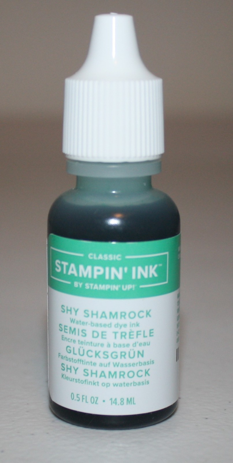Stampin Up Retired SHY SHAMROCK In Color Ink Refill Green NEW