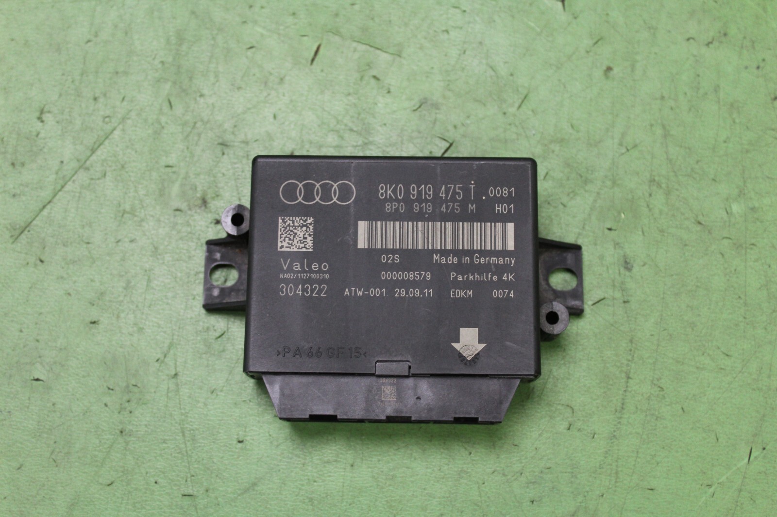 11-14 AUDI S5 A5 DRIVER ASSIST PARK PARKING CONTROL MODULE 8K0919475T OEM