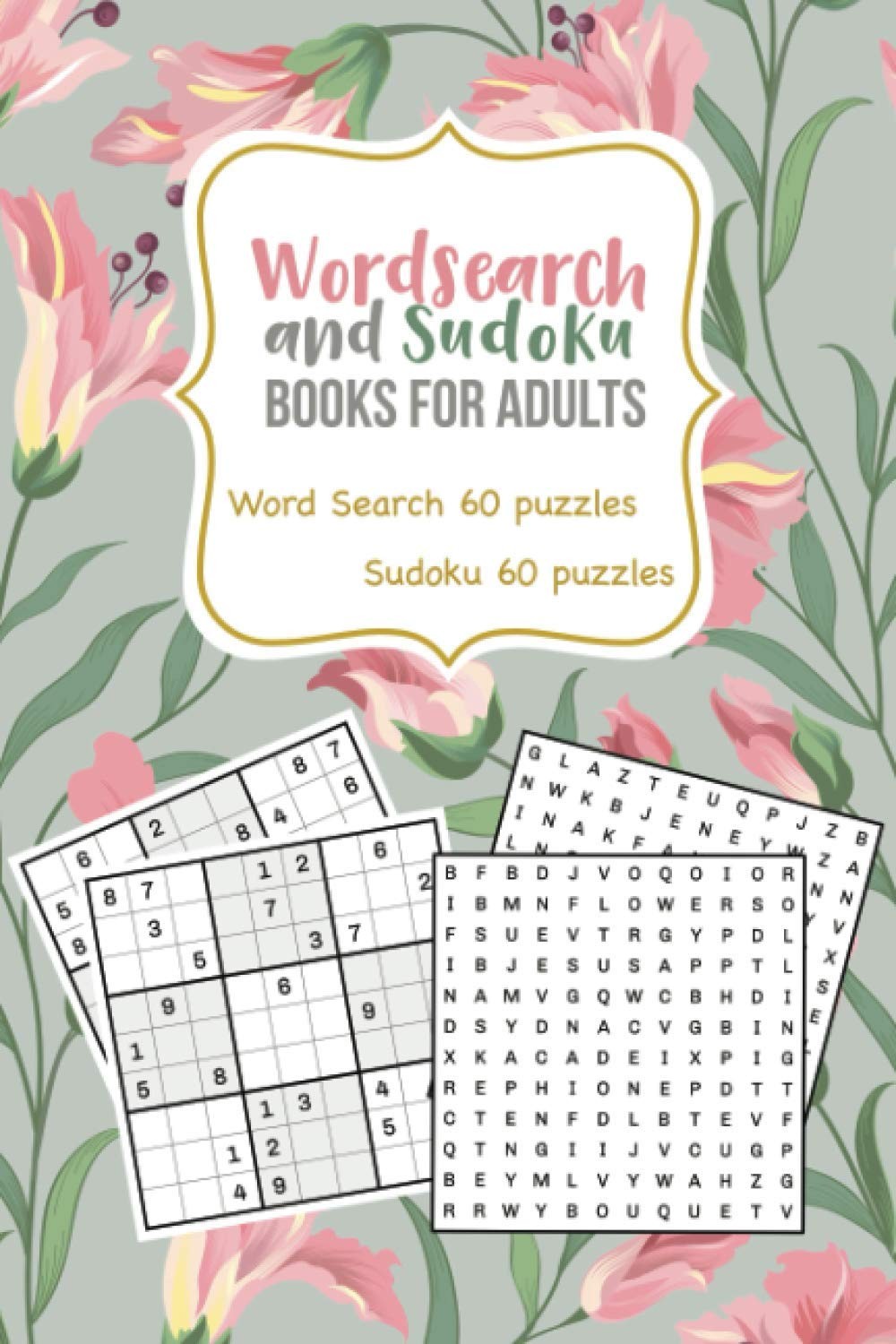 Wordsearch And Sudoku Books For Adults: Sudoku Books For Adults | Word Search Ga