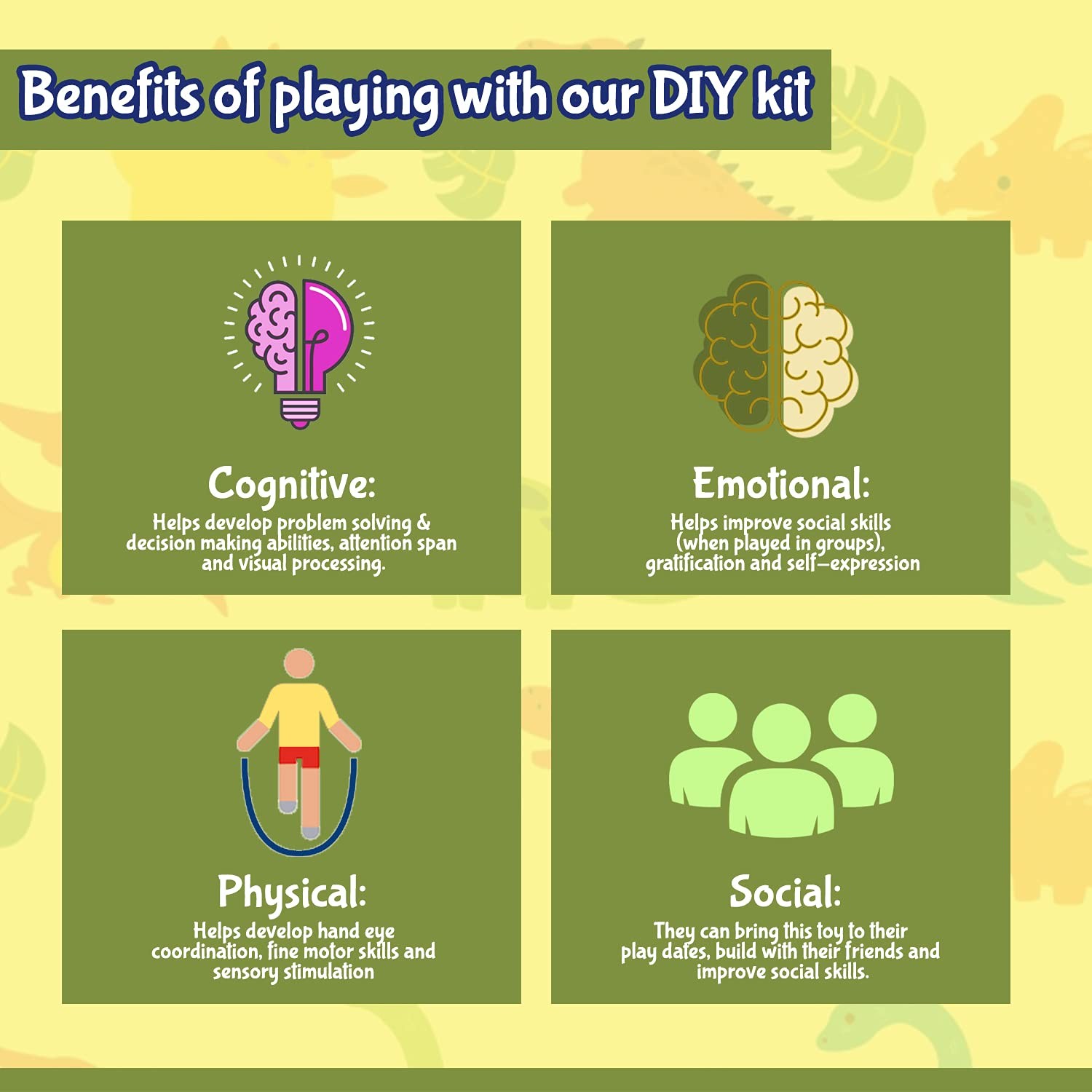 Savvi E-Z Build-a-Saurus Colorups Kit
