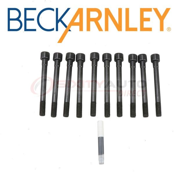 Beck Arnley Engine Cylinder Head Bolt Set for 2006-2011 Kia Rio5 - Block  ht