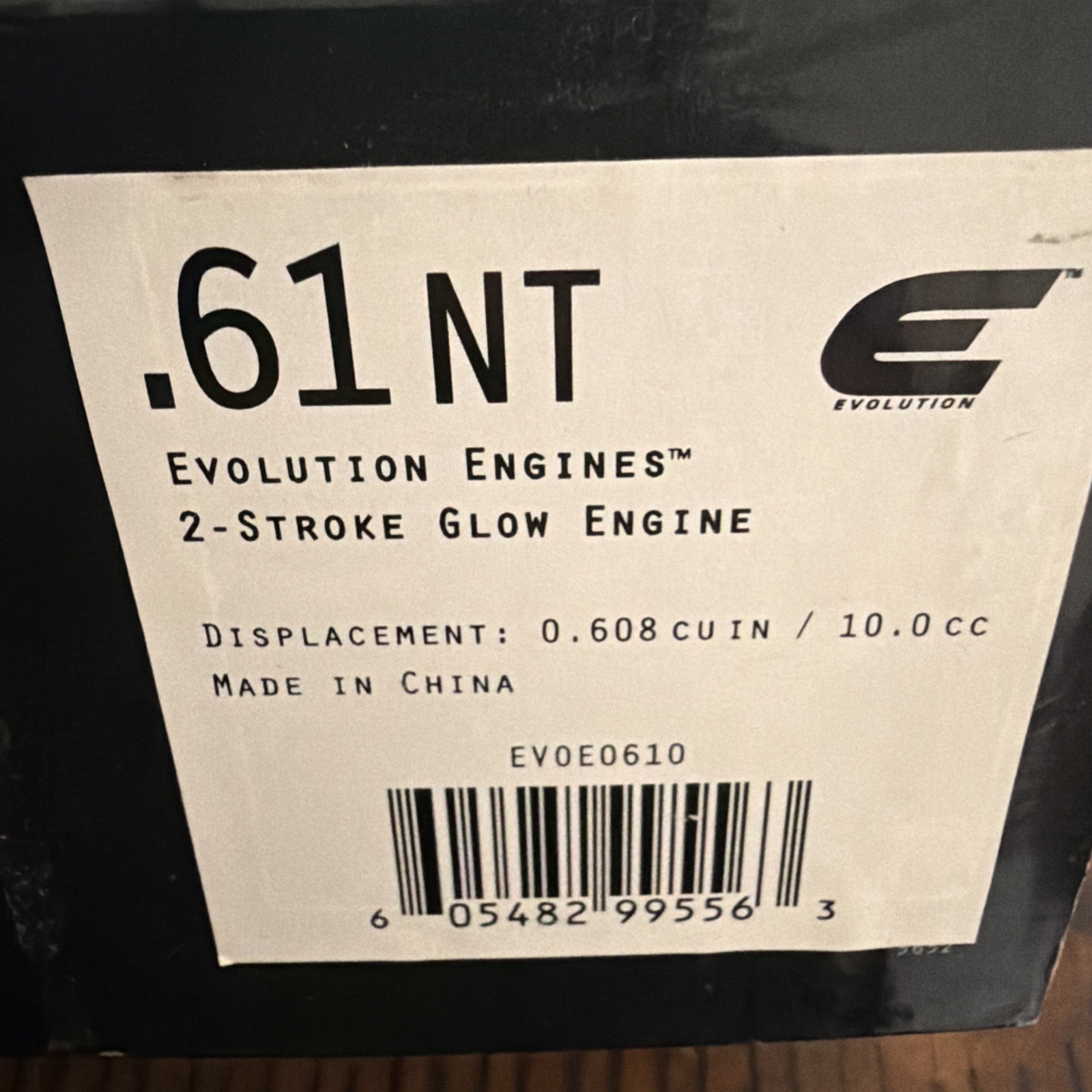 Evolution Engines .61 NX 2-Stroke Glow Engine #EVOE0611 RC Airplane engine