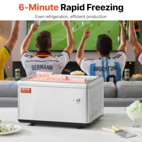 120W Fried Ice Cream Roll Maker Machine