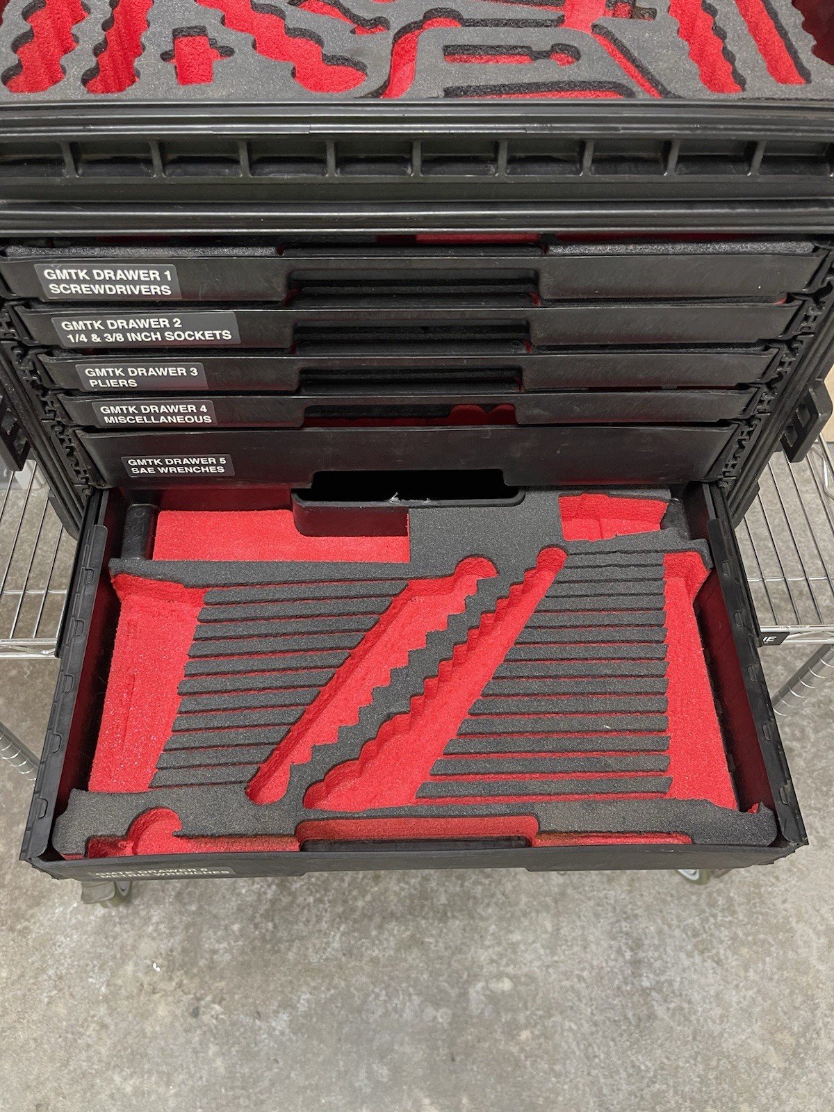 Snap-on Tools GMTK 6 Drawer All-Weather Rolling Tool Box Empty Case Only!