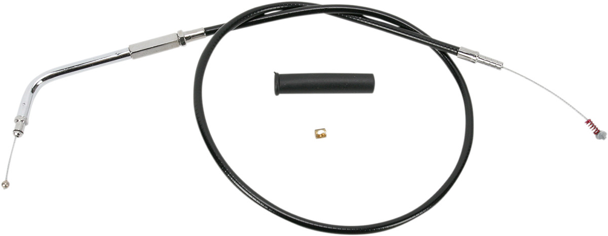 DRAG SPECIALTIES Black Vinyl Idle Cable - 31-3/4" 4341500B