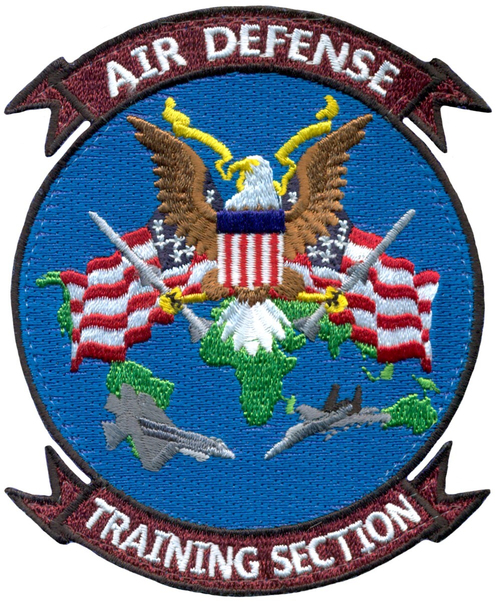 USMC COMMUNICATION ELECTRONICS SCHOOL AIR DEFENSE TRAINING SECTION PATCH