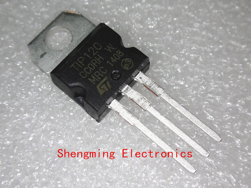50PCS TIP120 NPN TO-220 Darlington Transistors NEW