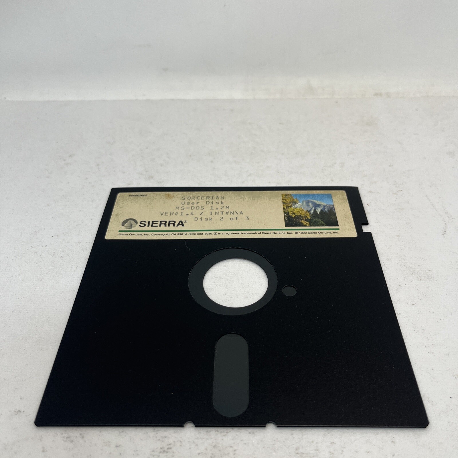 Sierra Sorcerian 5.25" Floppy Discs - 3 Discs - Untested
