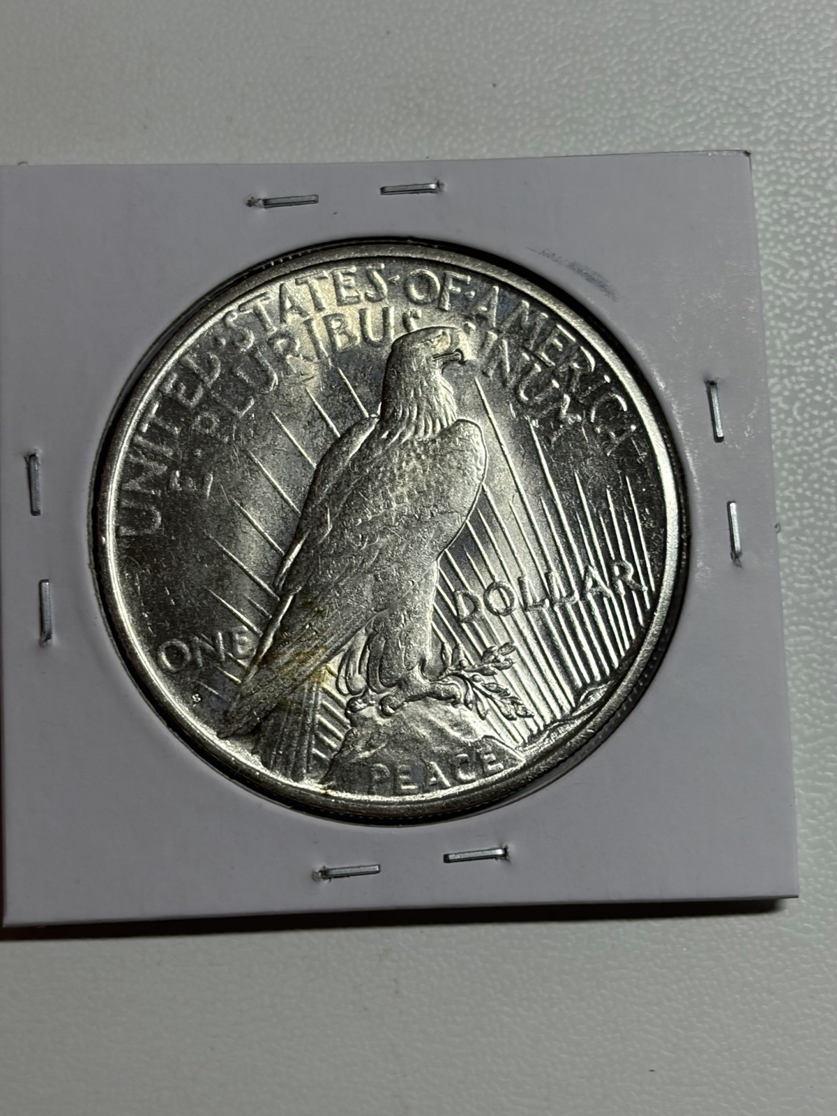 1925-S $1 Peace Silver Dollar Choice UNC Nice Luster