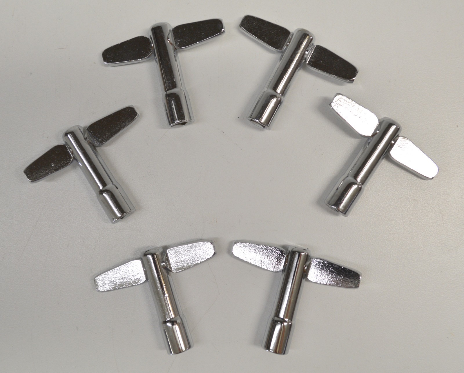 LOT OF 6 NEW TAYLOR T-STYLE DRUM TUNING KEYS, ITEM #415