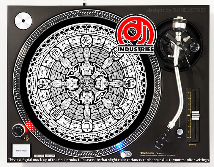 Demon Inside - 7"-12" DJ slipmat for LP turntable record player