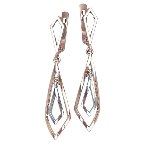 2 pairs Earring Wax patterns for lost wax casting Gold Jewelry/waxes_ 41196