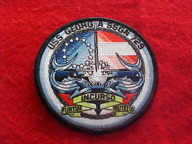 US Navy - USS Georgia SSGN 729 - Boat Patch / Logo / Ships Crest / Submarine