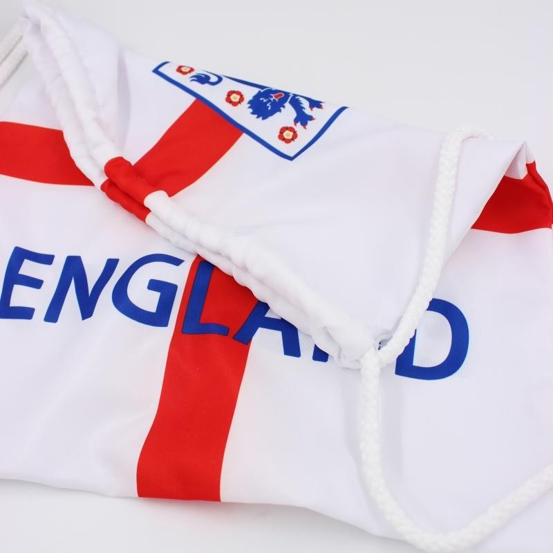 England Flag Sports Bag Football Drawstring Flag Sport Bag