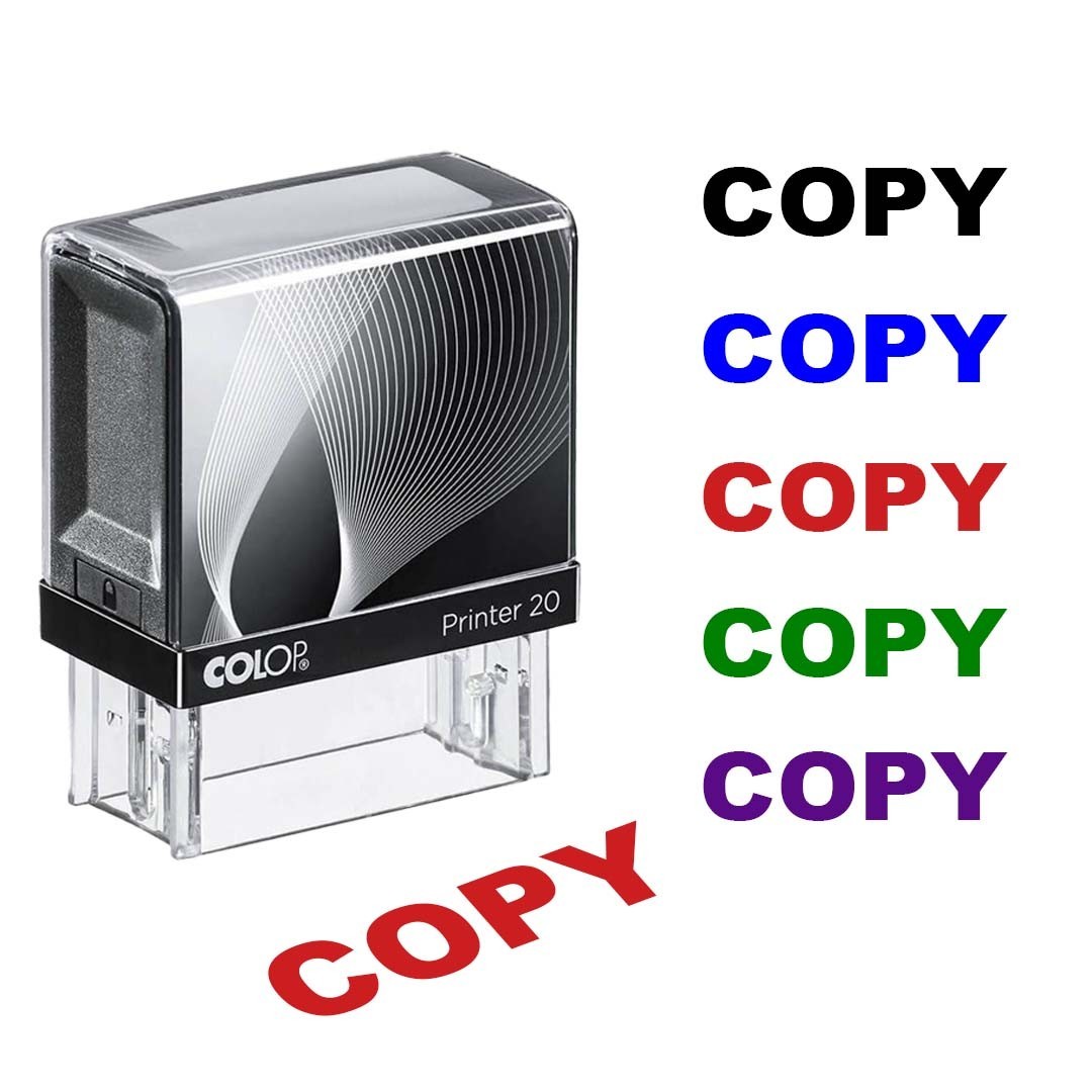 COPY Self-Inking Stamp – 9/16" x 1-1/2" Impression | Office Stock Rubber Stamp