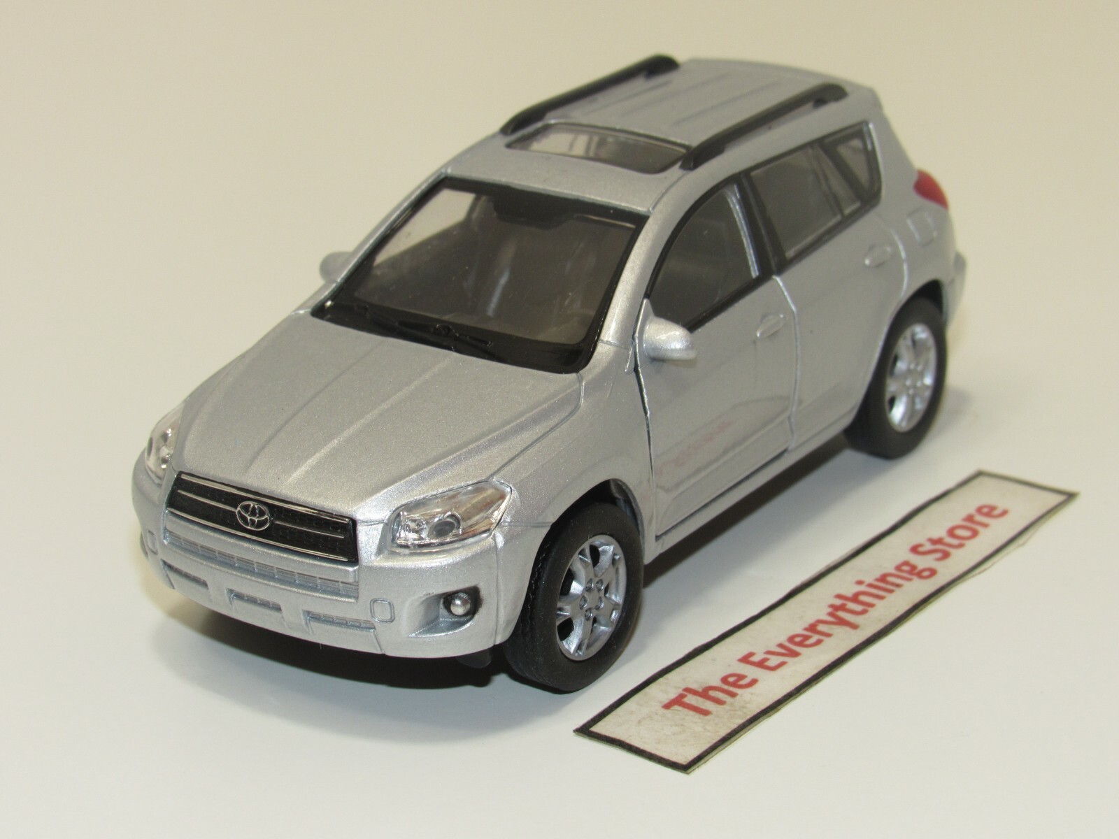 WELLY TOYOTA RAV4 METALLIC SILVER 4.5" LONG FREE SHIP