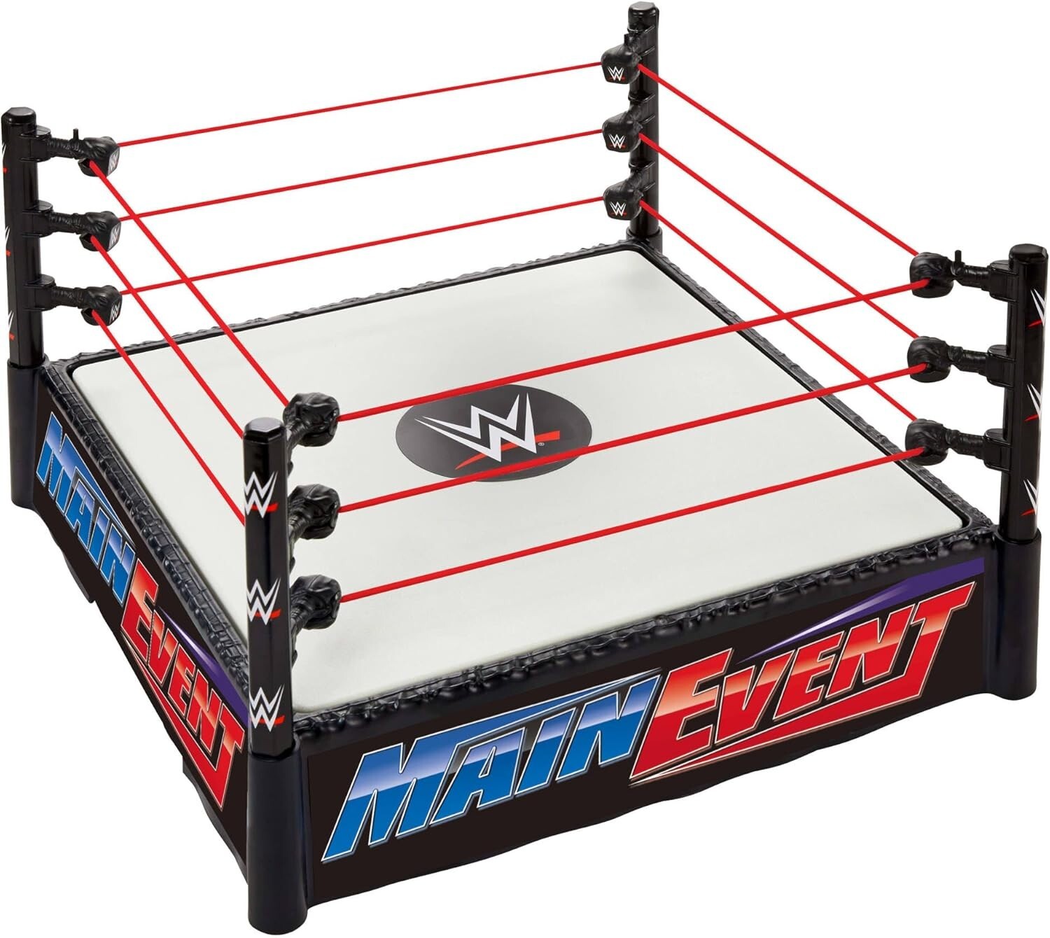 WWE Superstar Ring with Labels for Main Event & RAW, Spring-Loaded