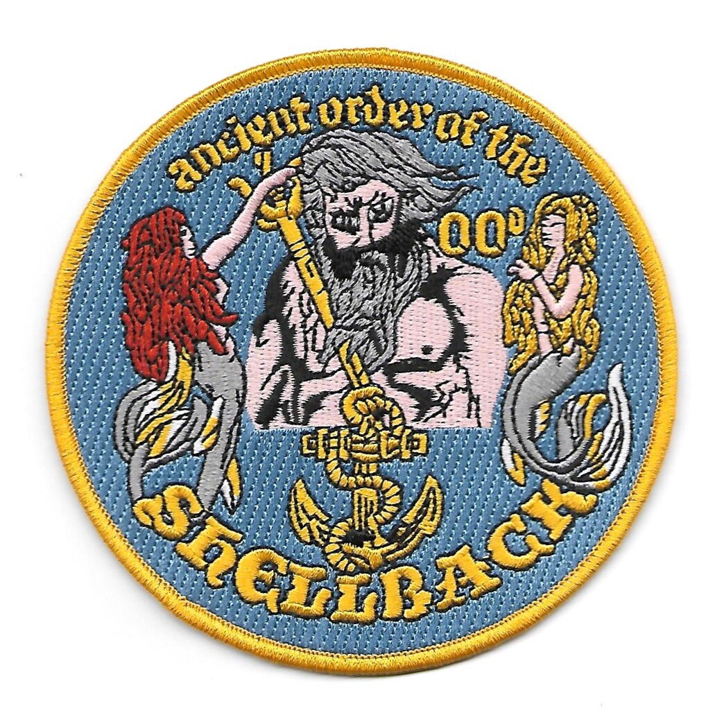 U.S. NAVY crossing of the Equator ANCIENT ORDER OF THE SHELLBACK Military Patch