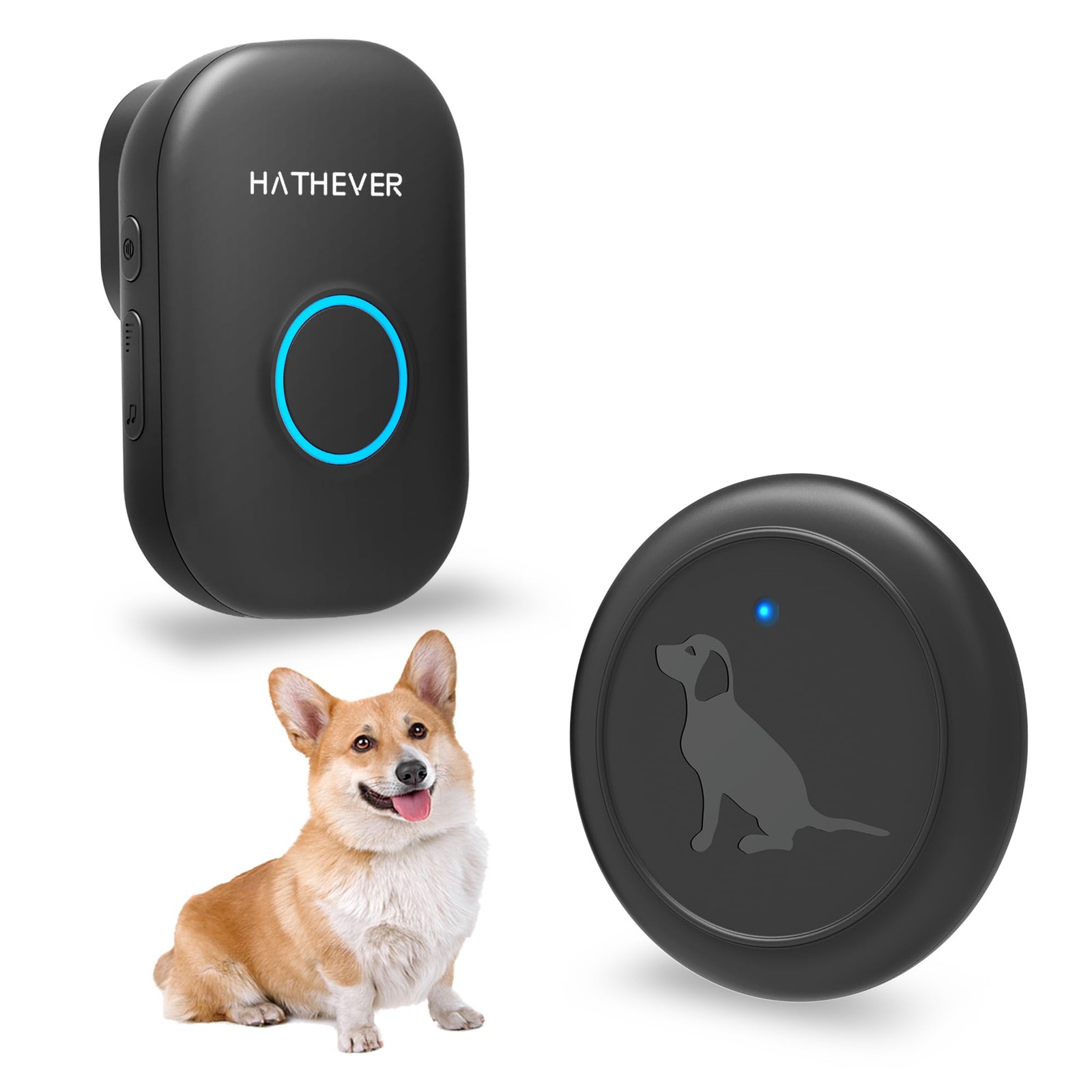 Dog Doorbell for Potty Training, Wireless Doggie Door Bell Operating at 1000 ...