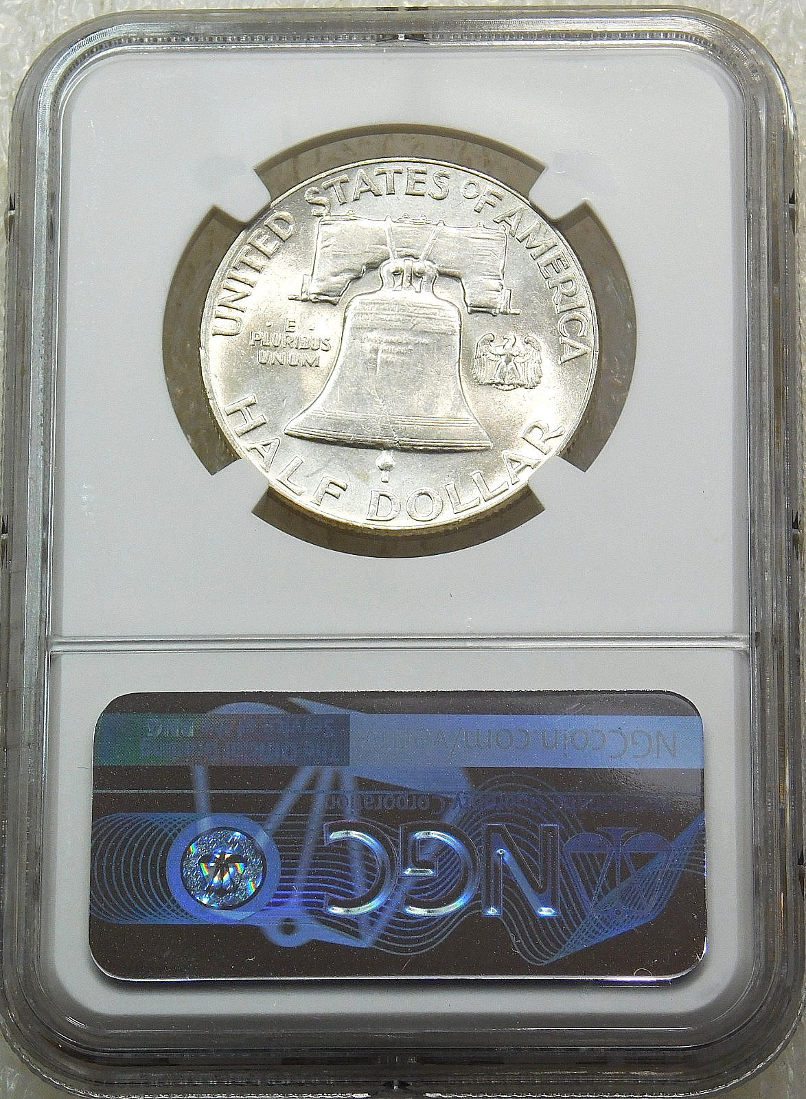 1949 P Franklin Half Dollar NGC AU58 looks Full Bell Lines PQ Just Graded #F258D