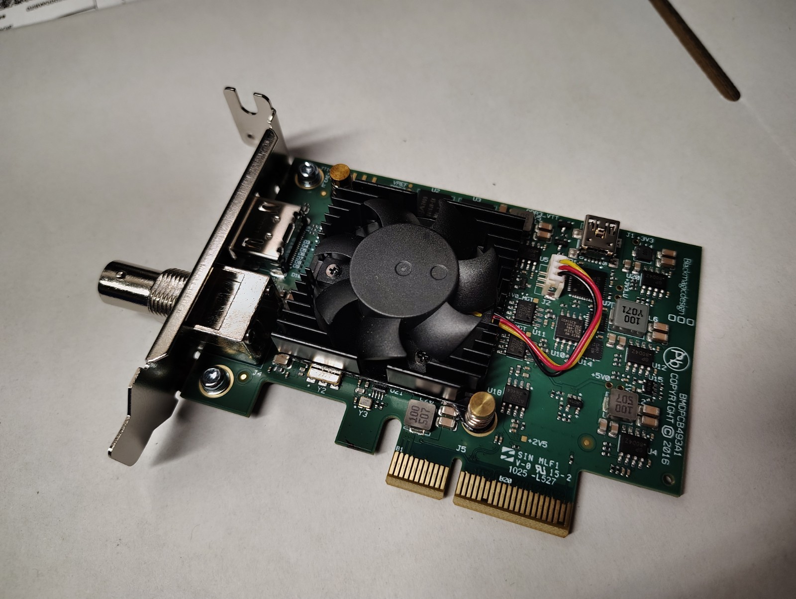Blackmagic Design DeckLink Mini Recorder SDI HDMI Video Capture Low Profile NOB