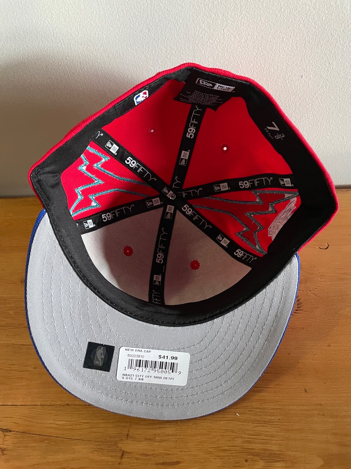 New Era DETROIT PISTONS CITY EDITION 59FIFTY FITTED (JUST IN) 60223810 RED