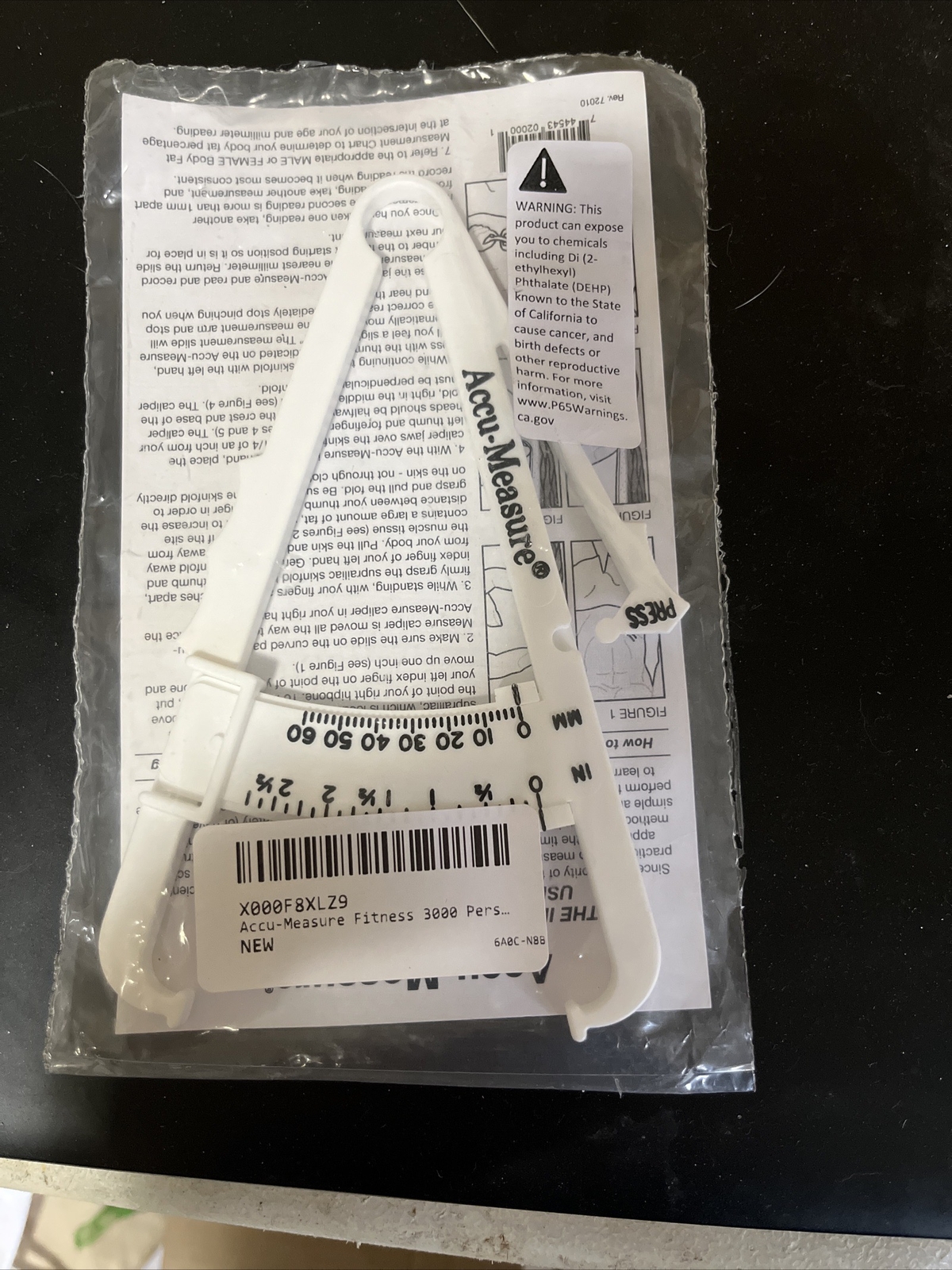 Accu Check Caliper-new Unopened Body Fat Measure