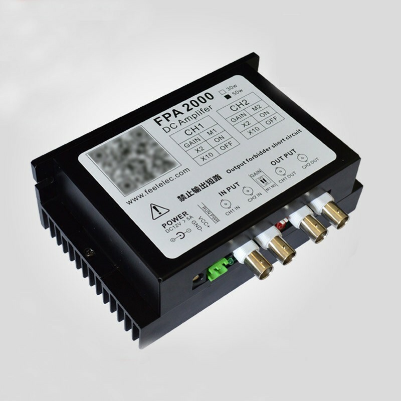 High Power Amplifier Signal Generator Dual-CH Drive Coil Vibrator FPA2000-50W
