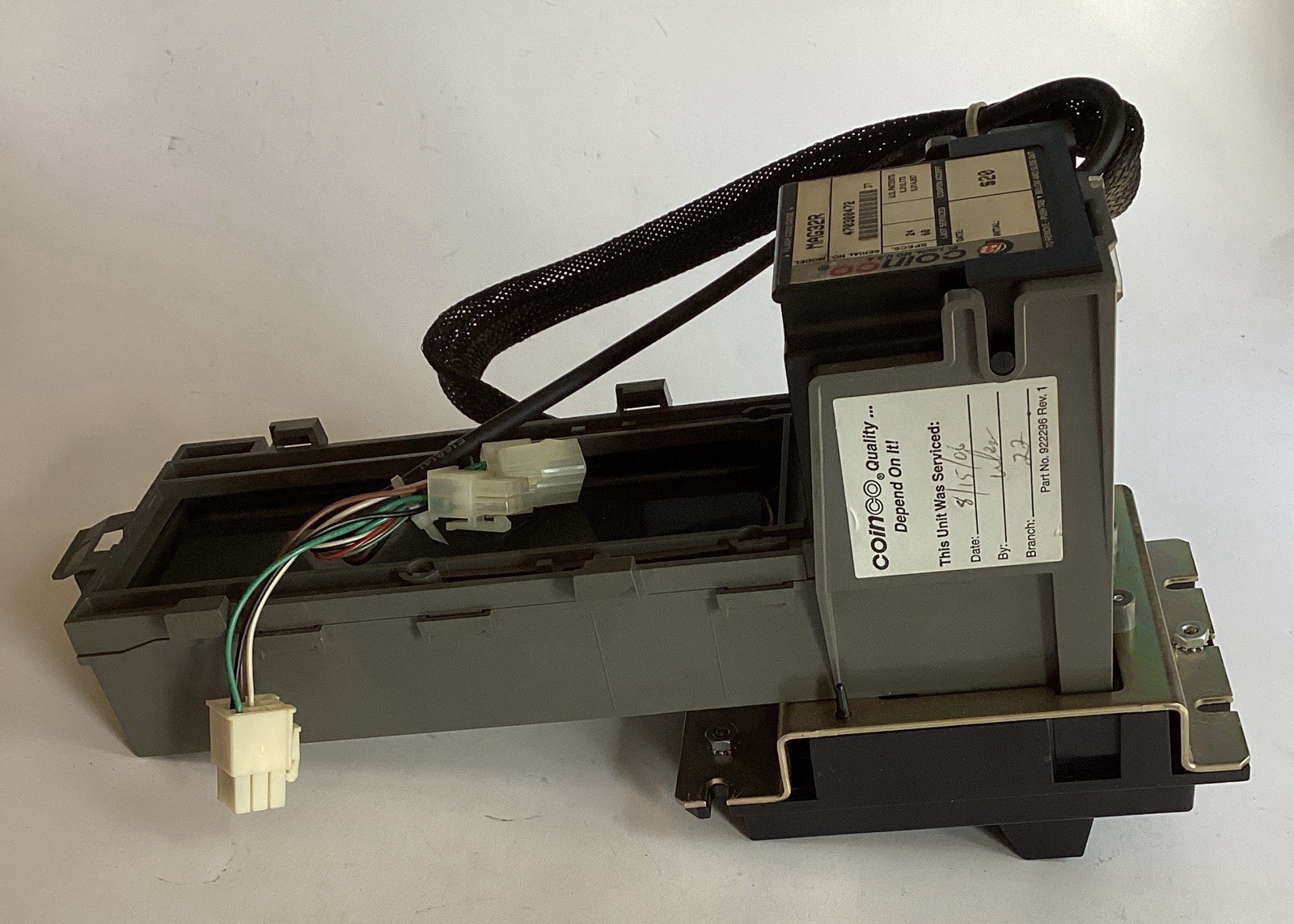 Coinco MagPro MAG32R bill acceptor/validator with 2 StackerBoxes Untested