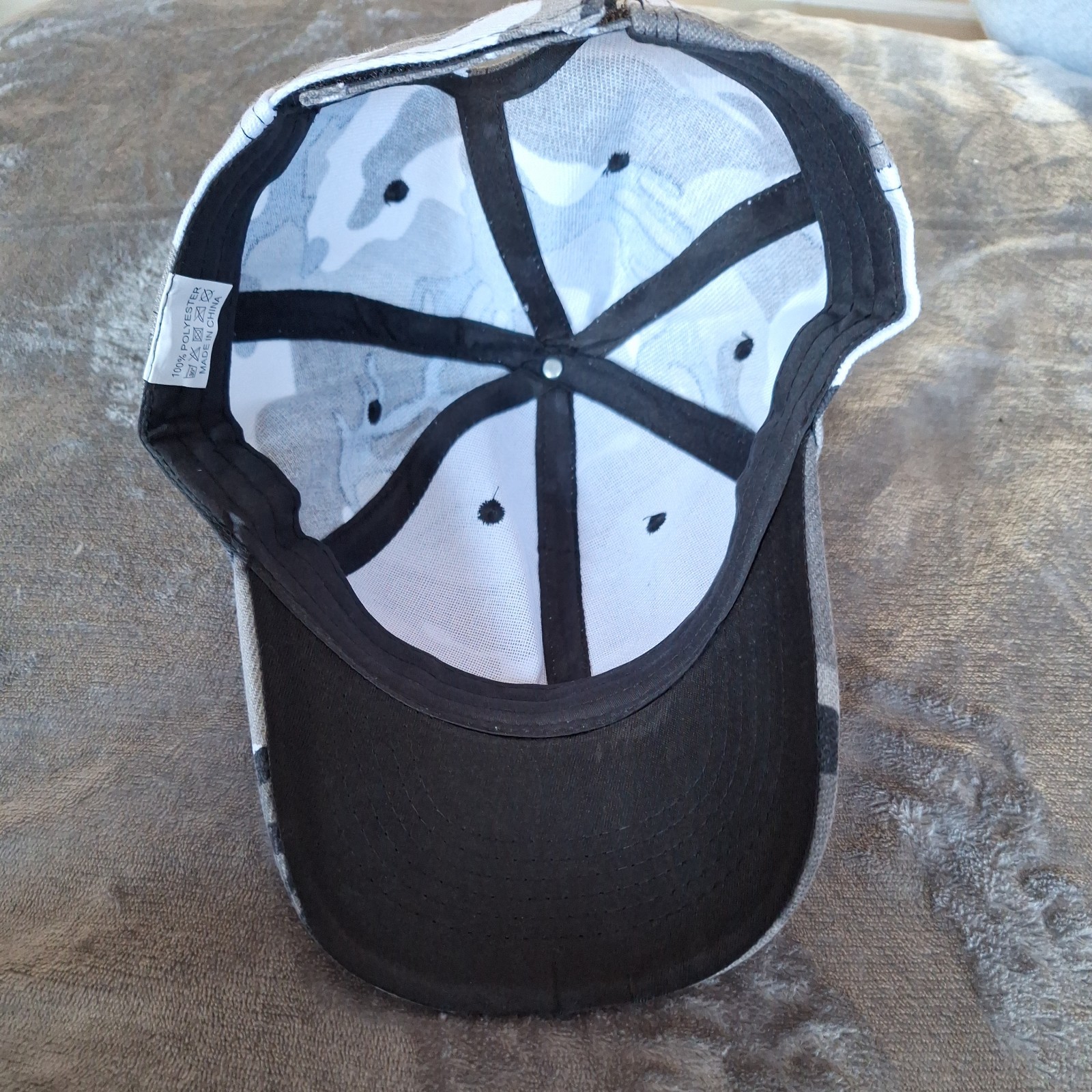Baseball Cap Camo Adult Grey mix