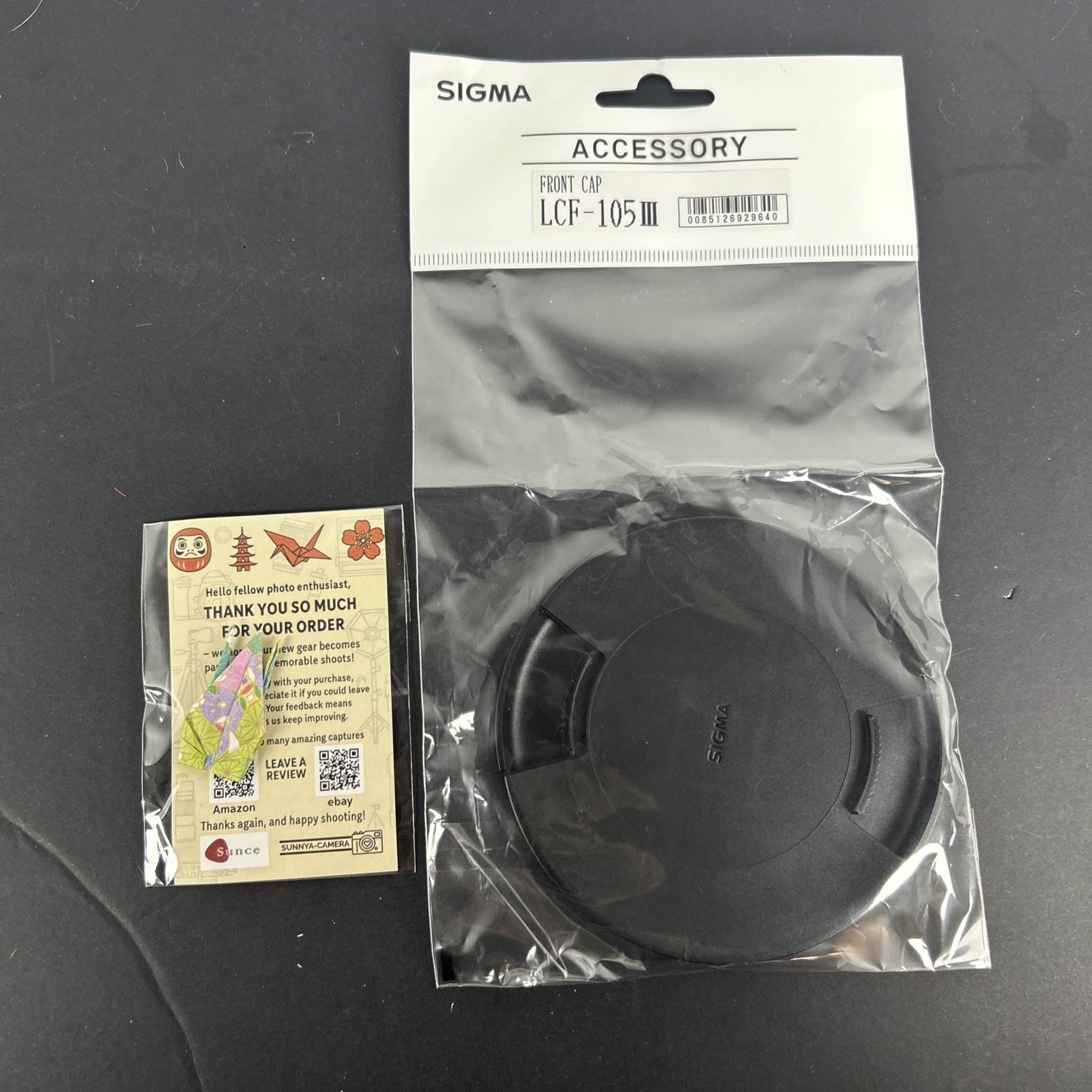 SIGMA FRONT CAP LCF-86Ⅲ for 86mm diameter lens / Japan