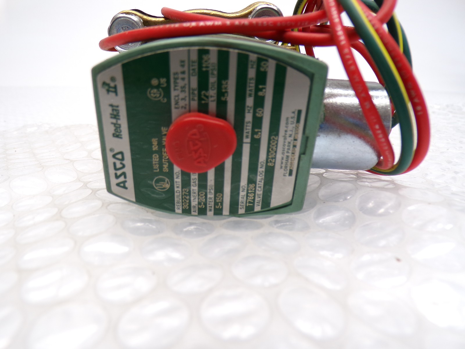 ASCO 8210G002 SOLENOID VALVE NSNP