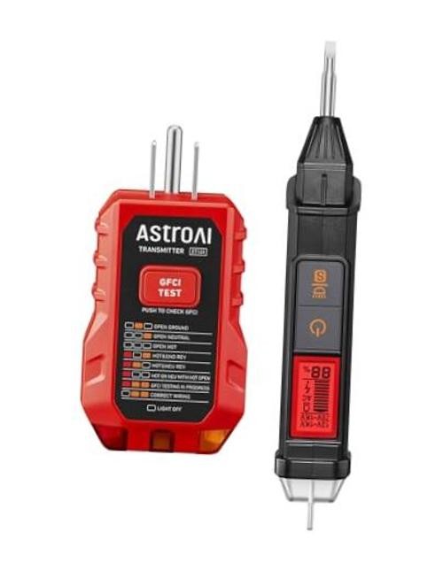 Electrical Test Kit ETK2, Non-Contact Voltage Tester + GFCI Outlet Tester