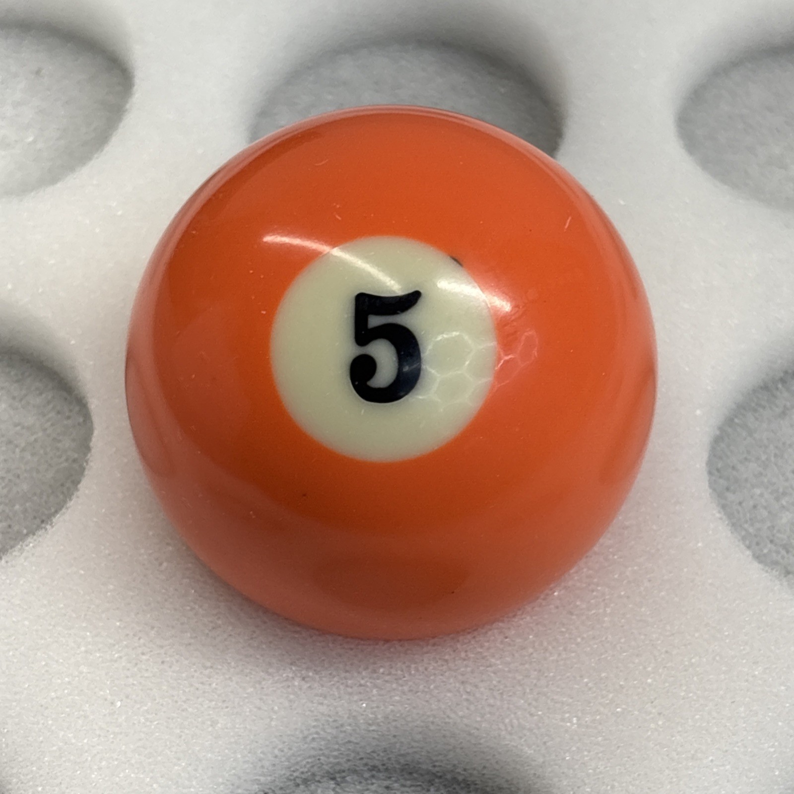 Billiard Pool Ball Replacement Standard 2 1/4 inch - Orange Ball #5