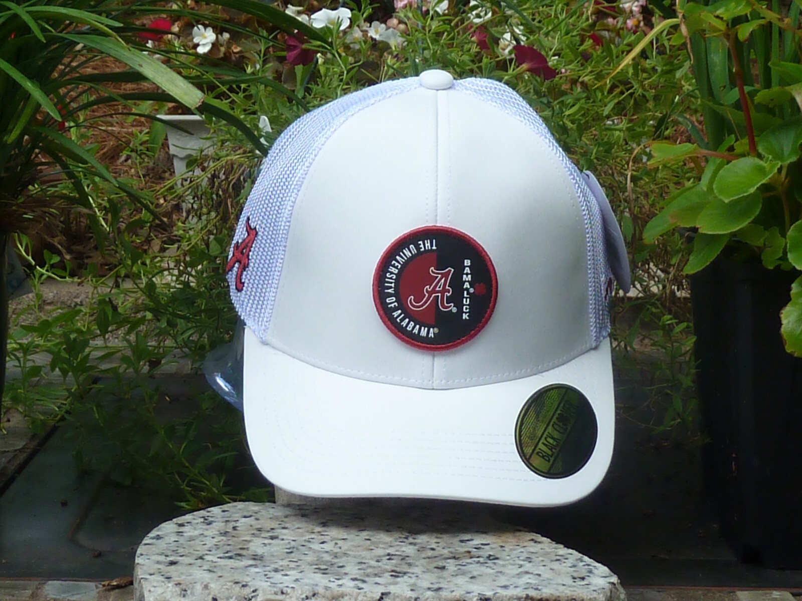 Alabama University Patch New 2023 Desgin White/ Black Clover Hat