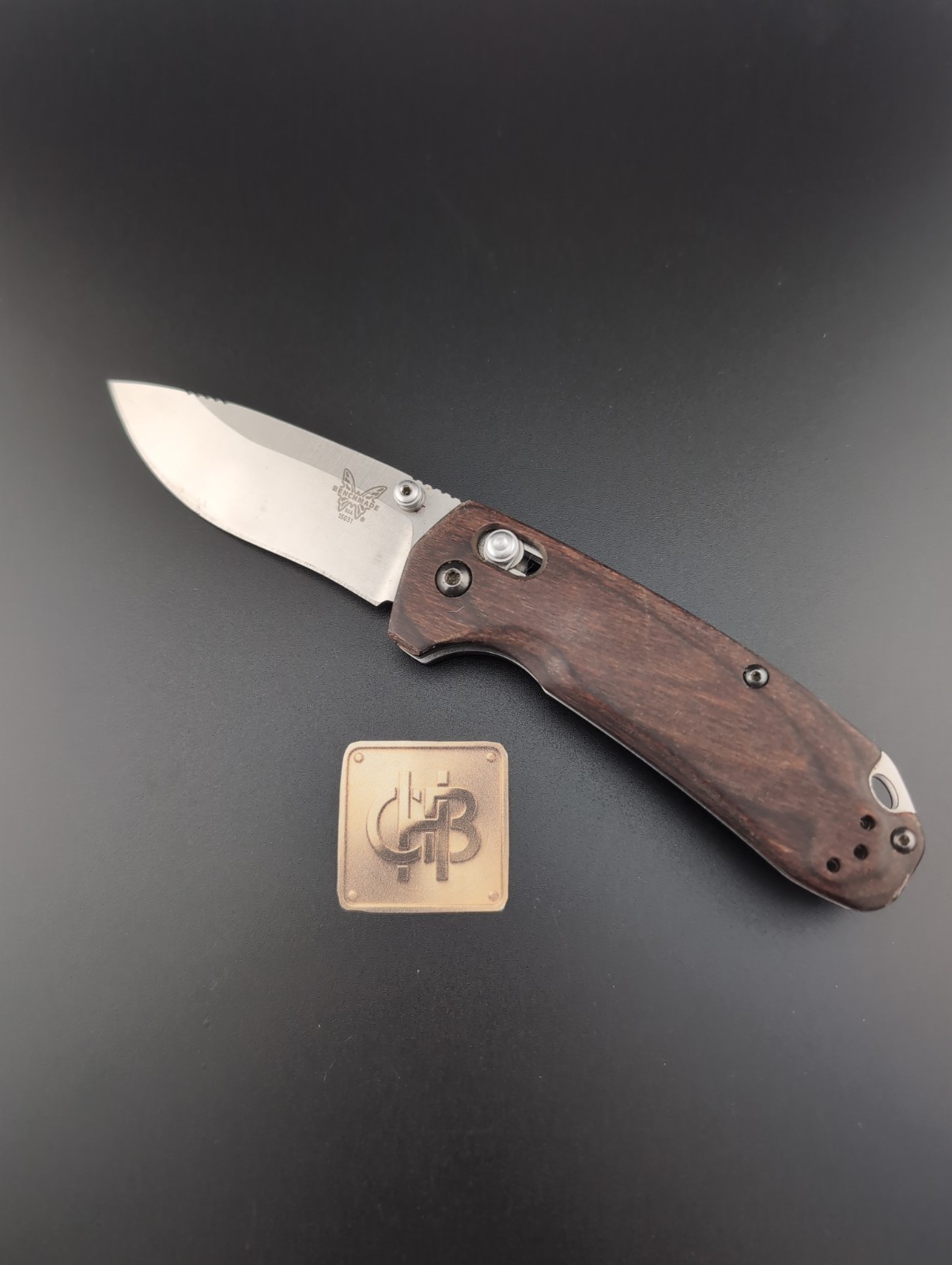 Benchmade - 15031 Hunt North Folk - Stabilized Wood Handles S30V Blade - BS-145