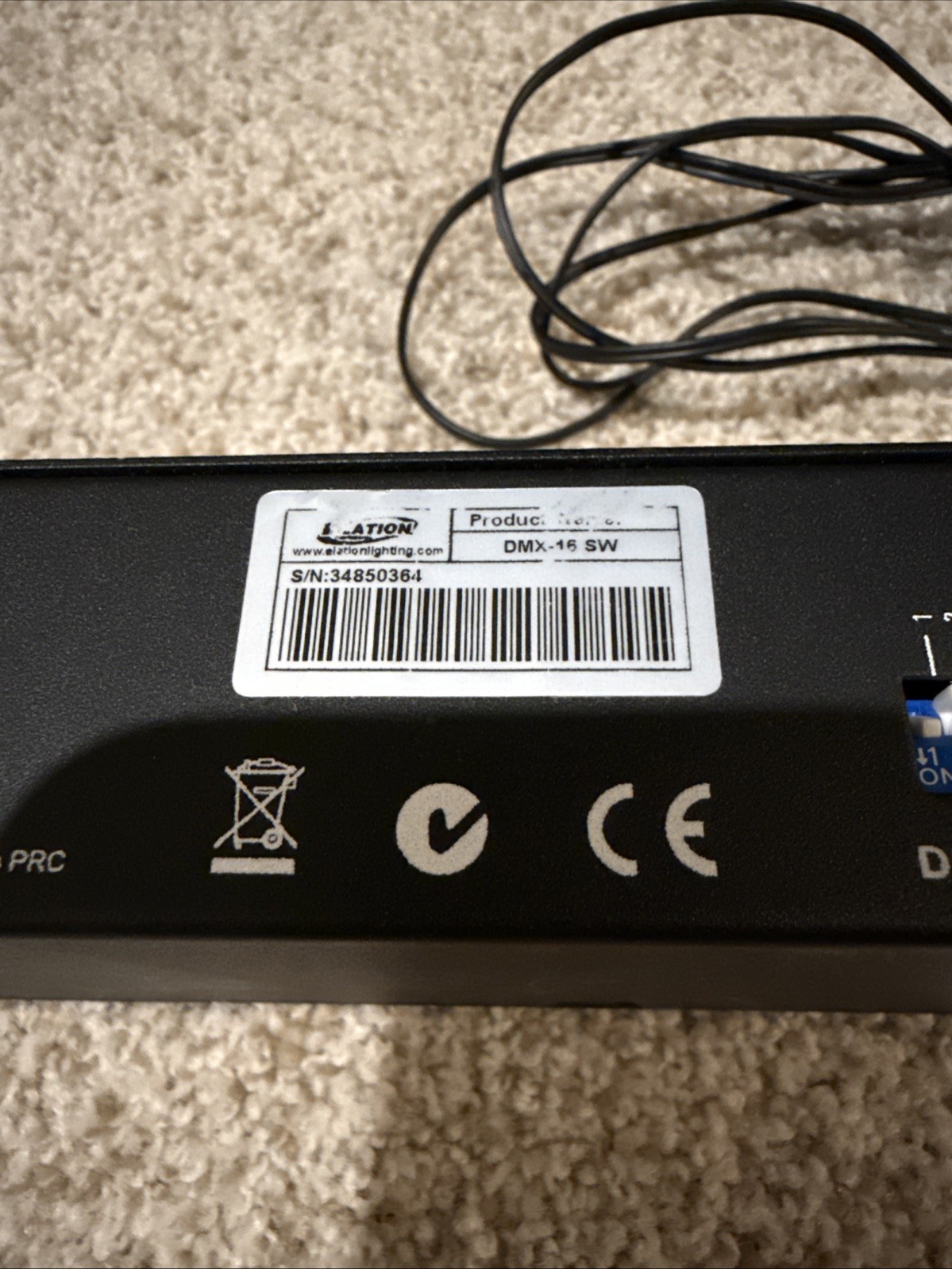 Elation DMX-16 SW Professional Lighting Switch Controller