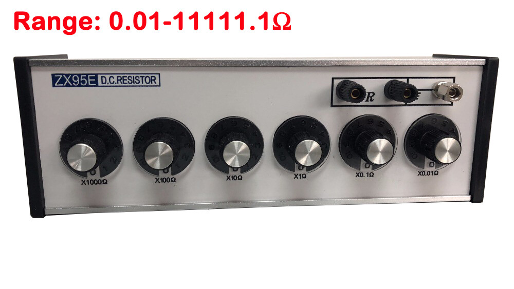 6 Dials DC Resistance Box DC Bridges Resistor DC Resistance Box 0.01-11111.1Ω