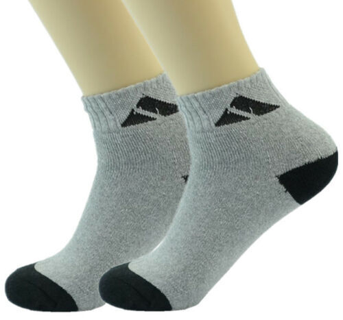 Adi 6 Pairs Sport Ankle Quarter Crew Men Socks Cotton Low Cut Size 9-13