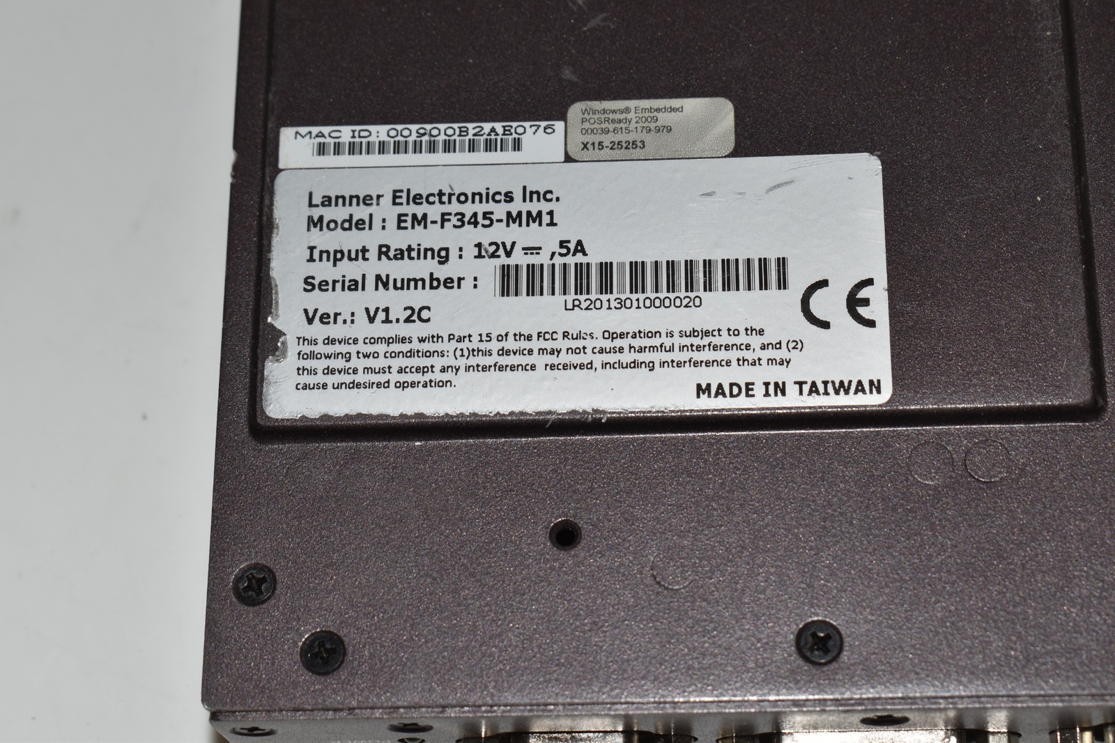 ^^ Lanner Micros POS Computer EM-F345-MM1 (MRG63)