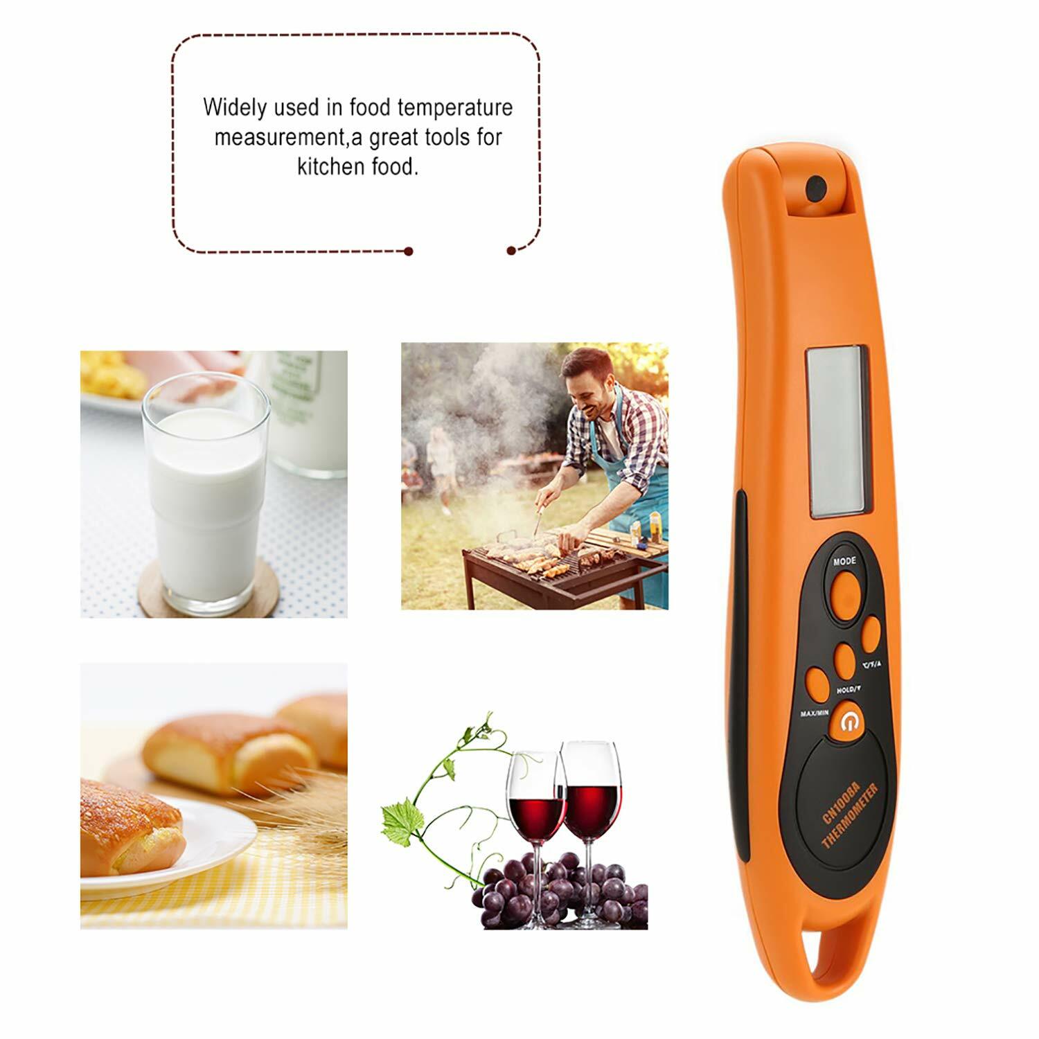 Instant Read Digital Meat Thermometer BBQ Grill Smoker For Kitchen Food Cooking