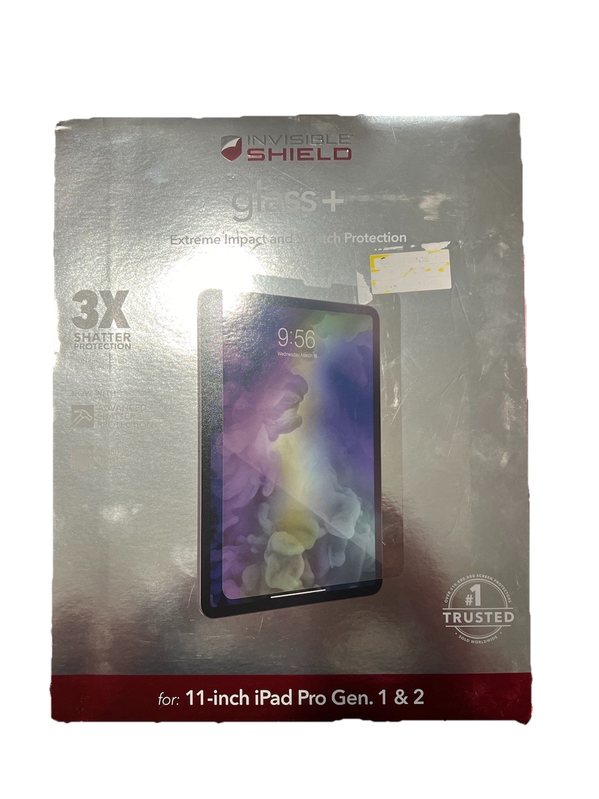 Zagg Invisible Shield Glass + Shield for iPad Pro 11" Gen. 1 & 2 Open Box