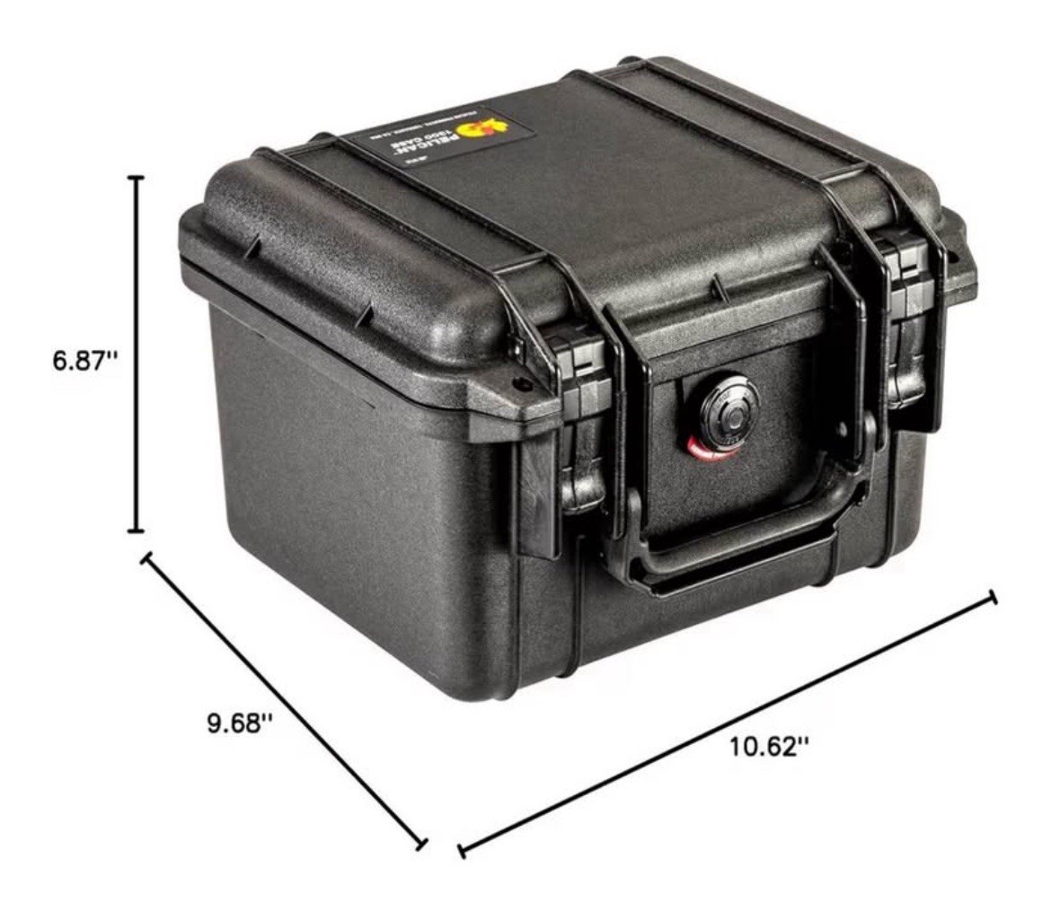Pelican 1300 Watertight, Dust Proof Protective Case
