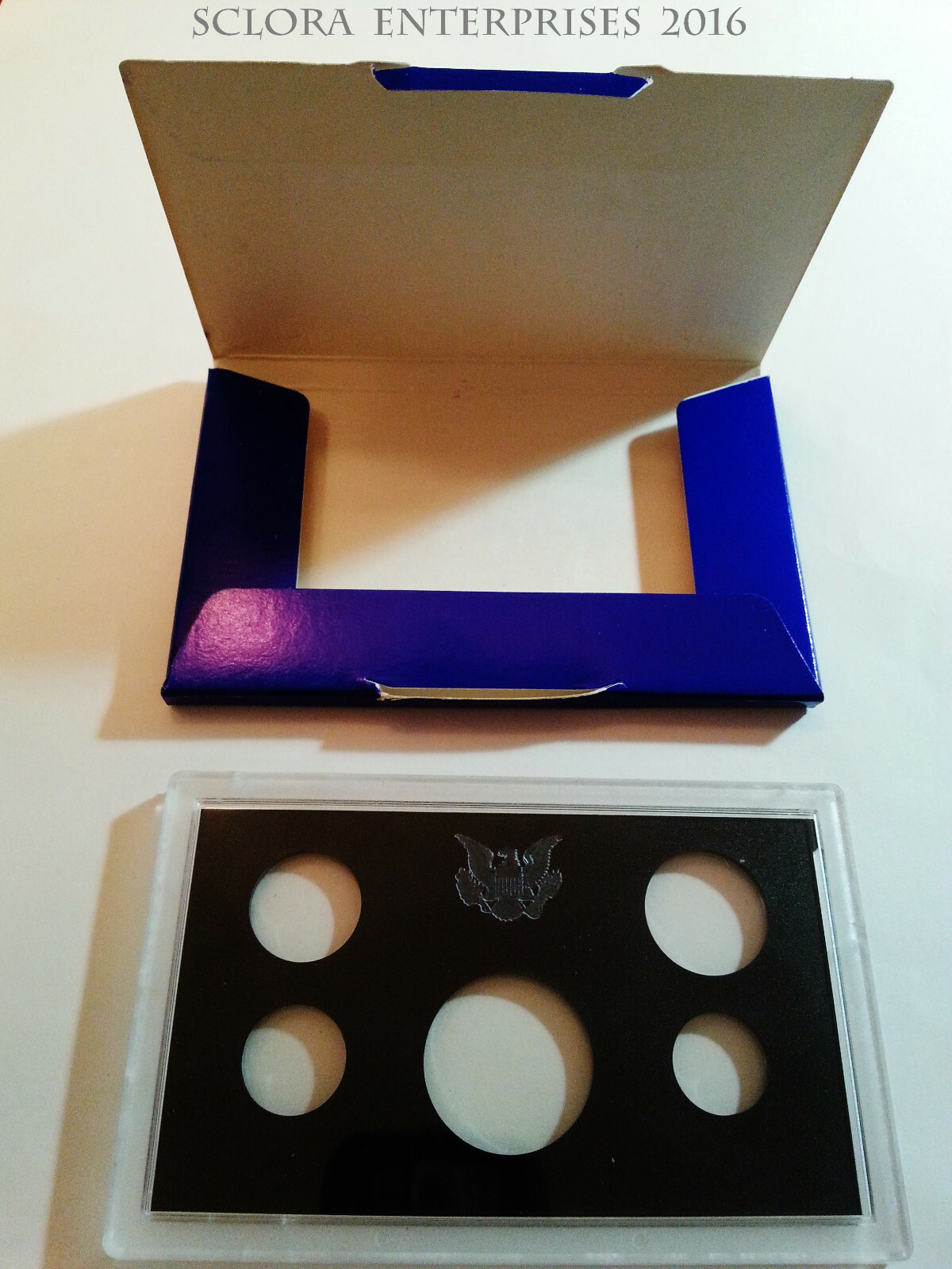 1968 Proof Set Box & Lens ONLY *NO COINS*