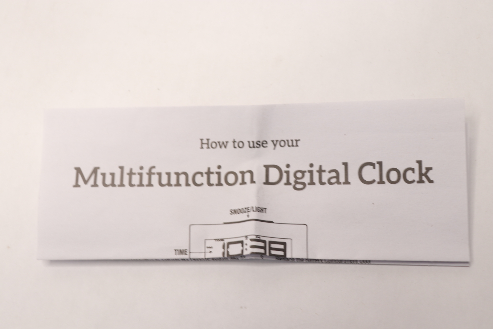 Multifunction Digital Alarm Clock 95B