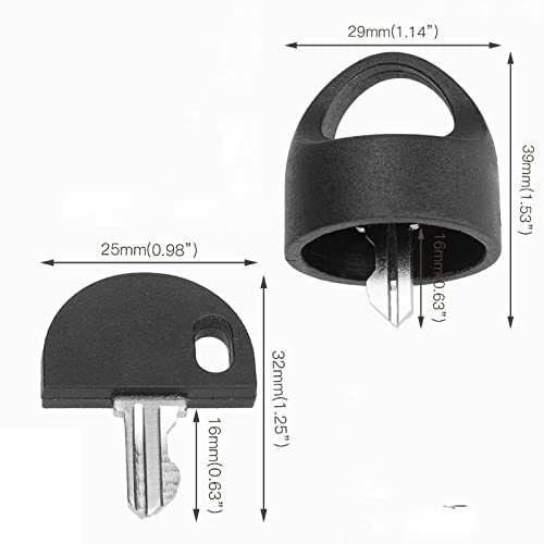 Deluxe Easy Pull Key Set for Pride Mobility Scooter - Premium Replacement Key