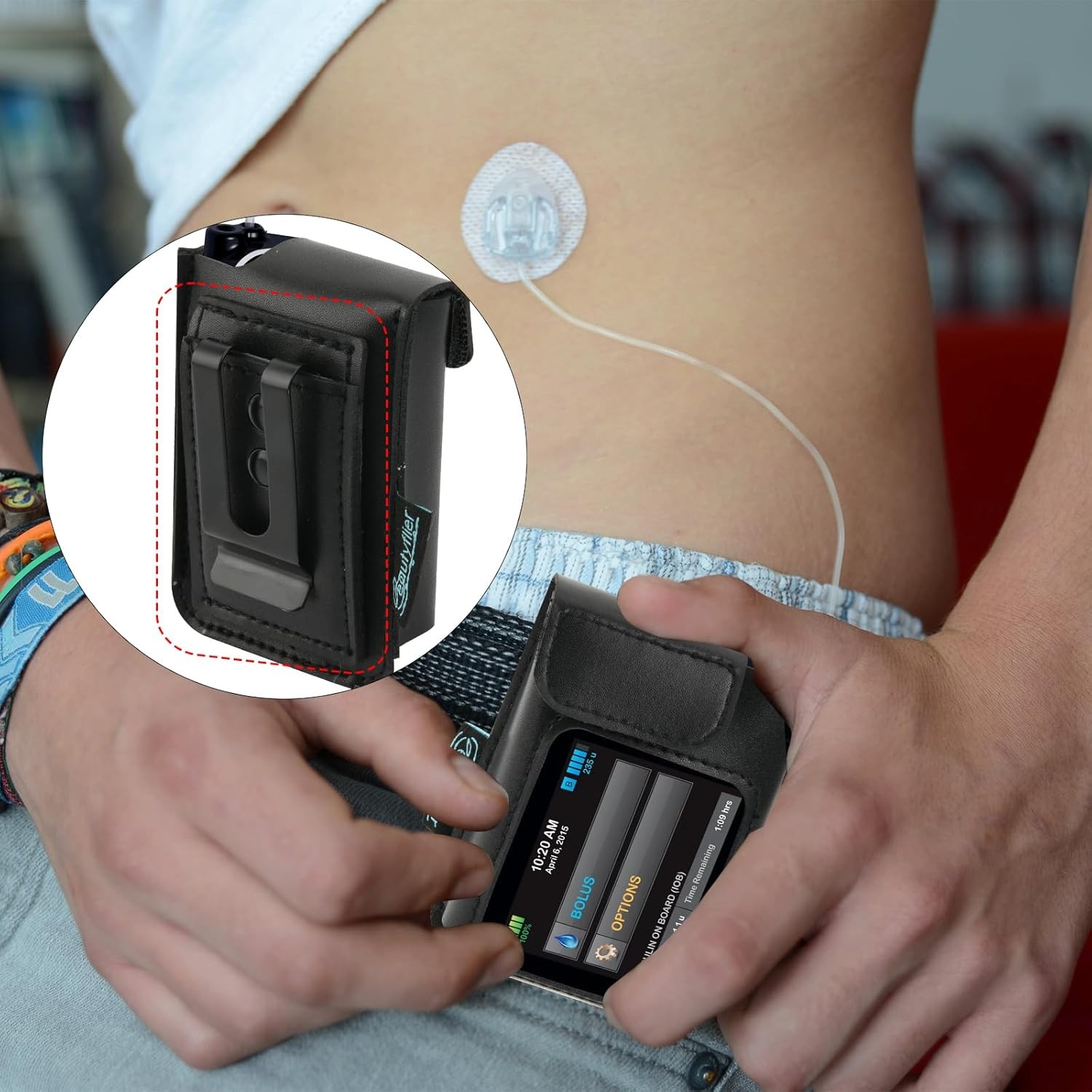 Insulin Pump Case, Insulin Pump Holder (Case Only)