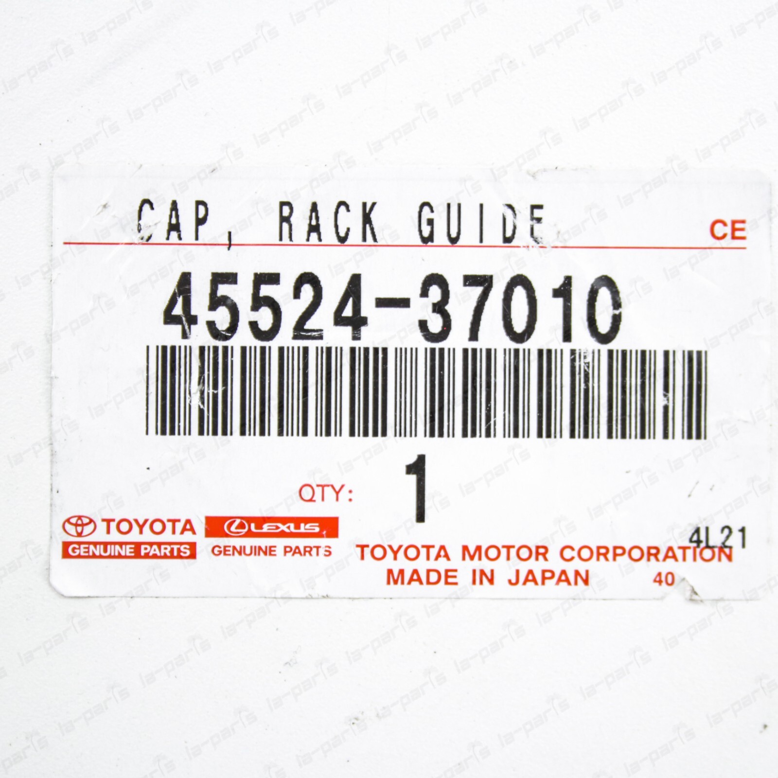 Genuine Toyota 00-02 4Runner Tacoma Steering Rack Guide Spring Cap 45524-37010