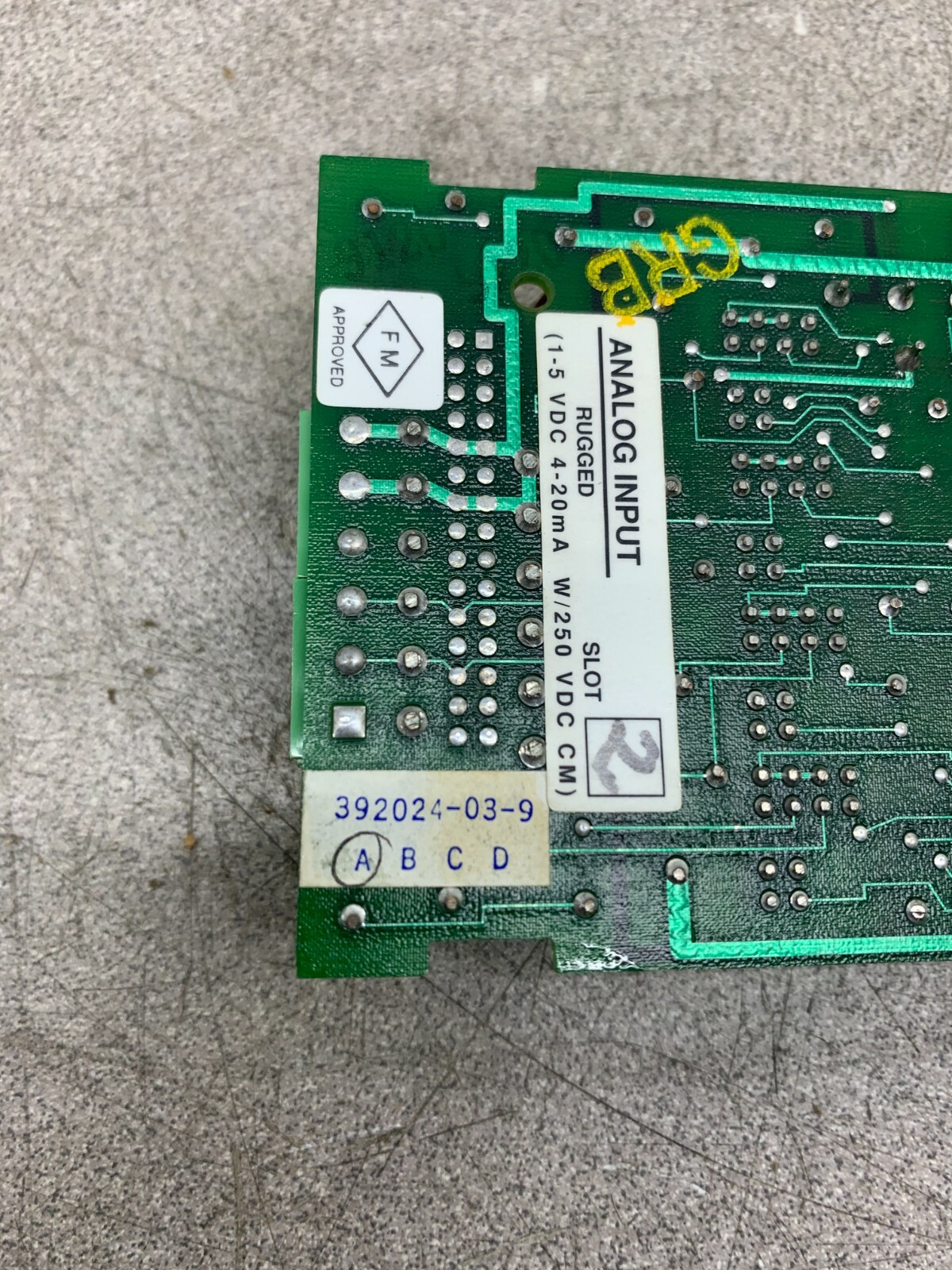 USED EMERSON CIRCUIT BOARD 392024-03-9