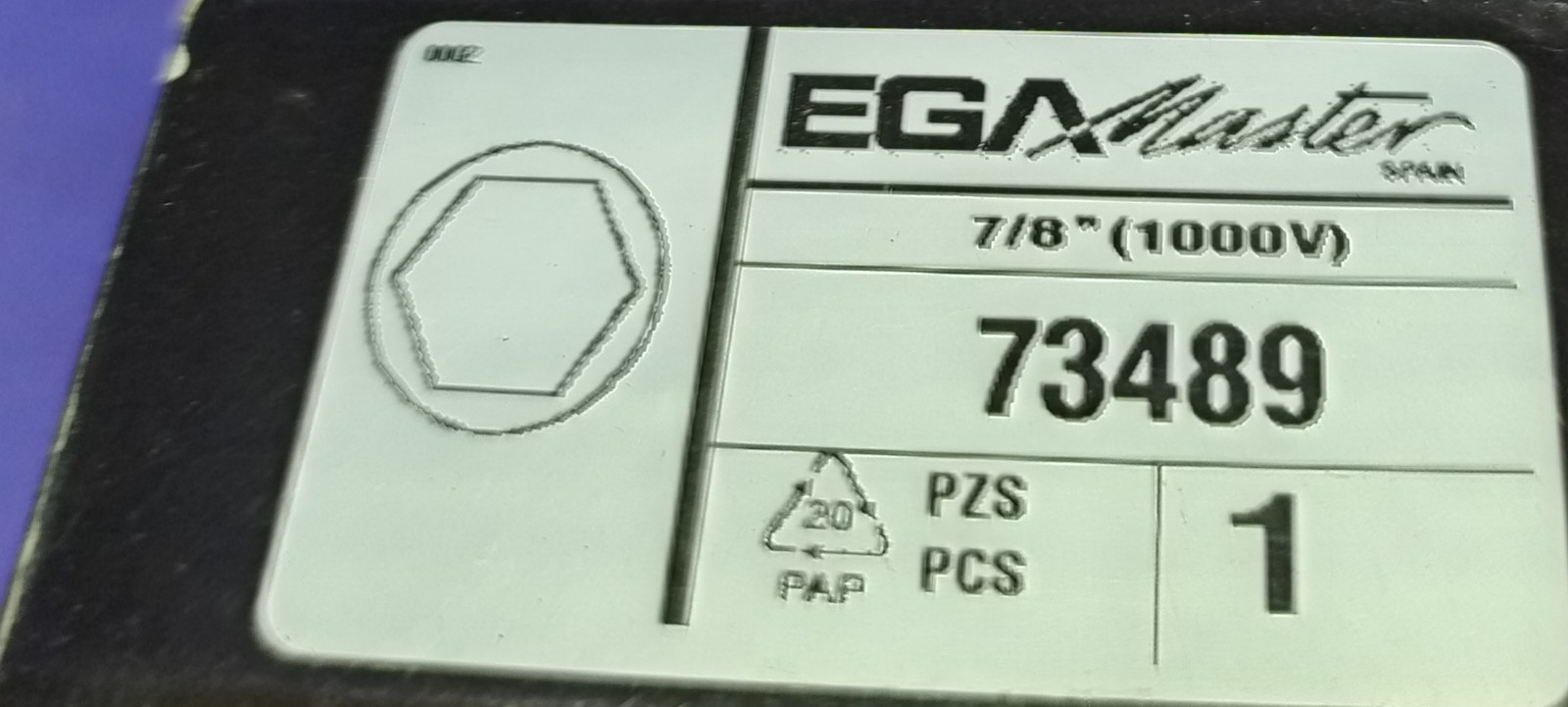 EGA Master 73489 7/8"